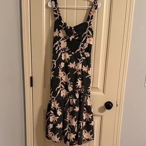 Floral Women's Beach Vacation Spring Summer Dress Small